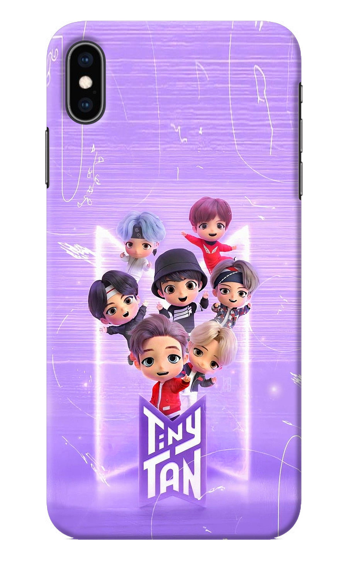 BTS Tiny Tan iPhone XS Max Back Cover