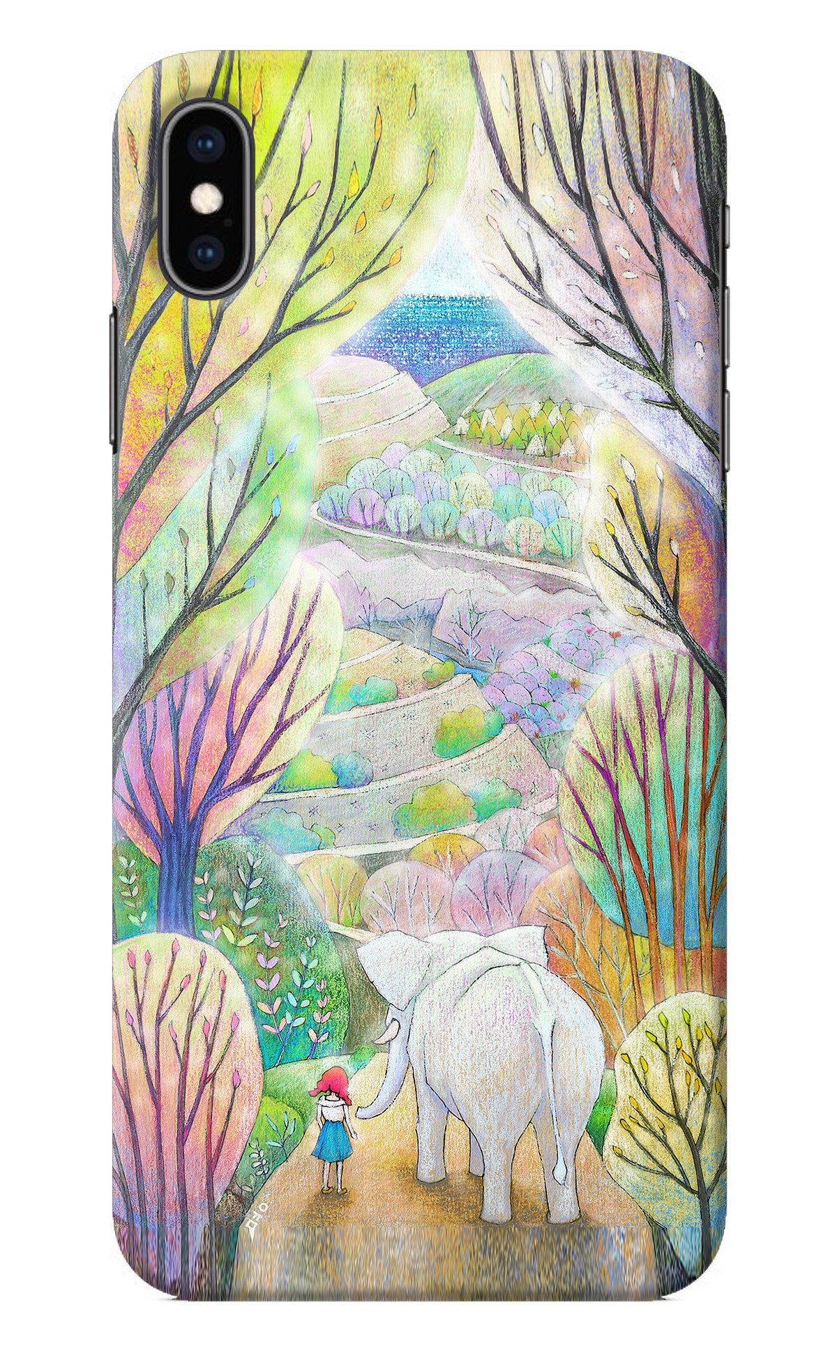 Nature Painting iPhone XS Max Back Cover