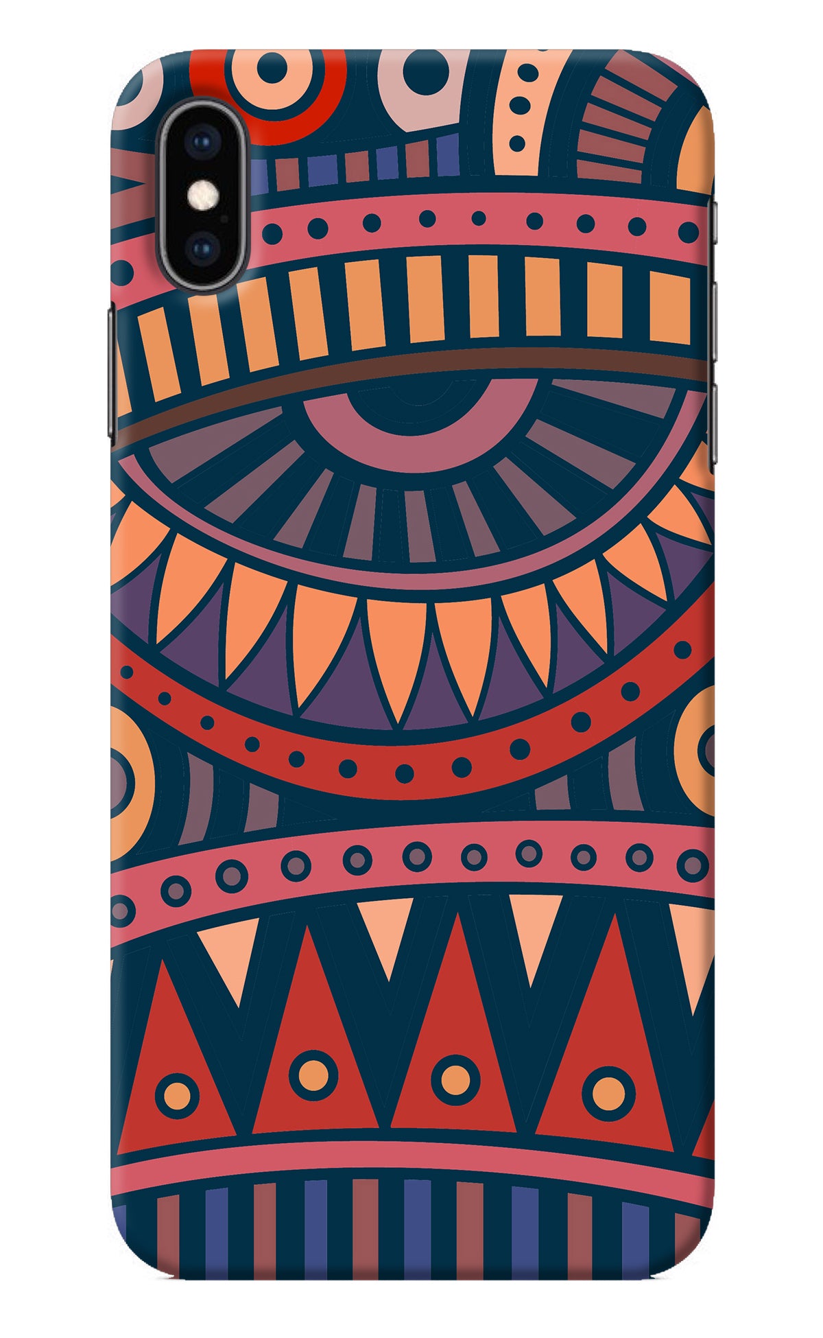 African Culture Design iPhone XS Max Back Cover