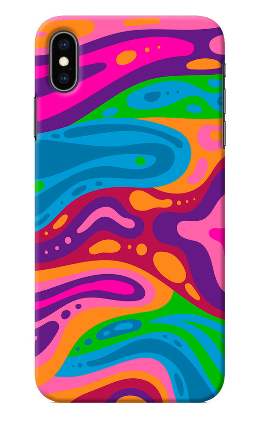 Trippy Pattern iPhone XS Max Back Cover