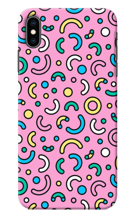 Memphis Design iPhone XS Max Back Cover