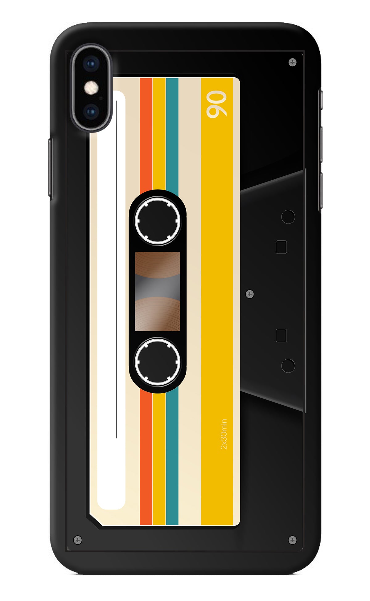 Tape Cassette iPhone XS Max Back Cover