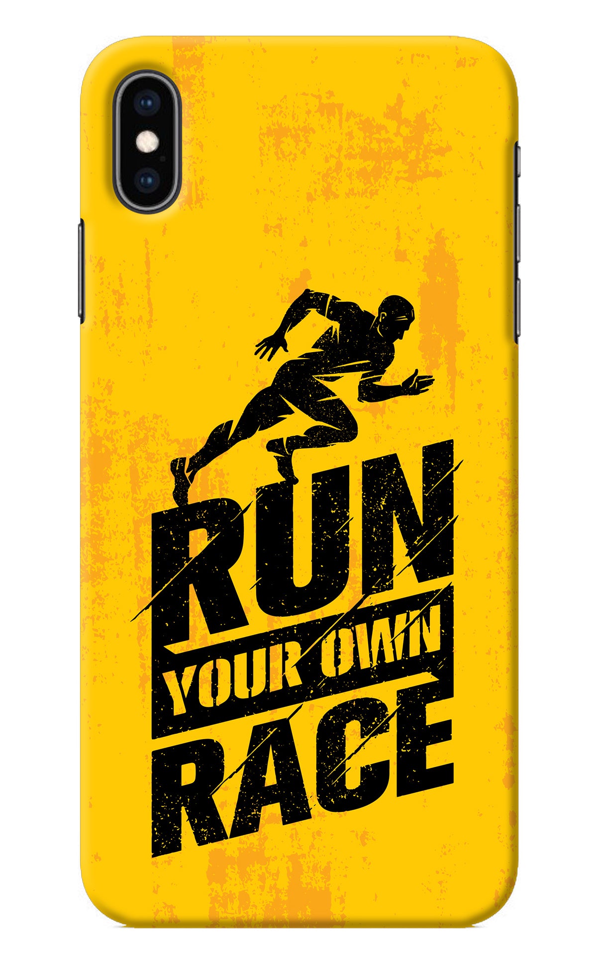 Run Your Own Race iPhone XS Max Back Cover