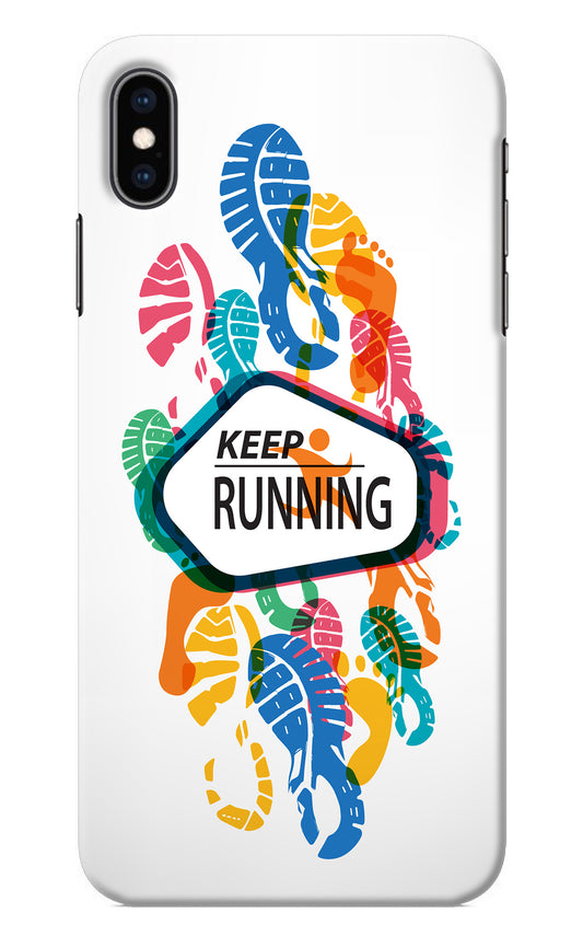 Keep Running iPhone XS Max Back Cover