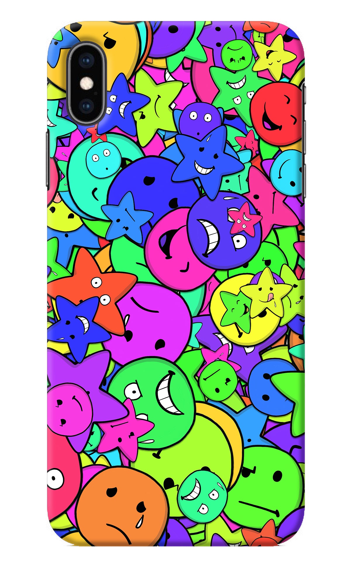 Fun Doodle iPhone XS Max Back Cover