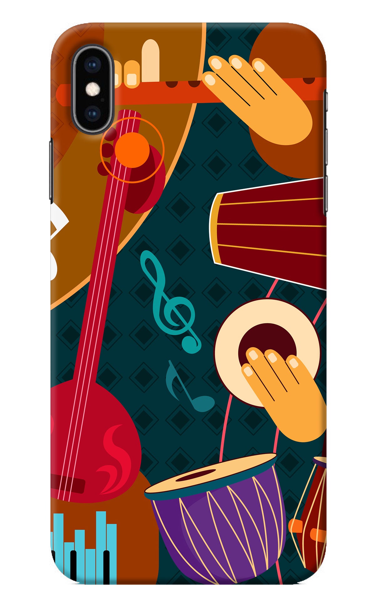 Music Instrument iPhone XS Max Back Cover