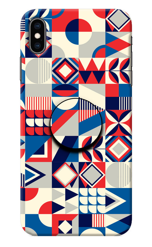 Colorful Pattern iPhone XS Max Pop Case