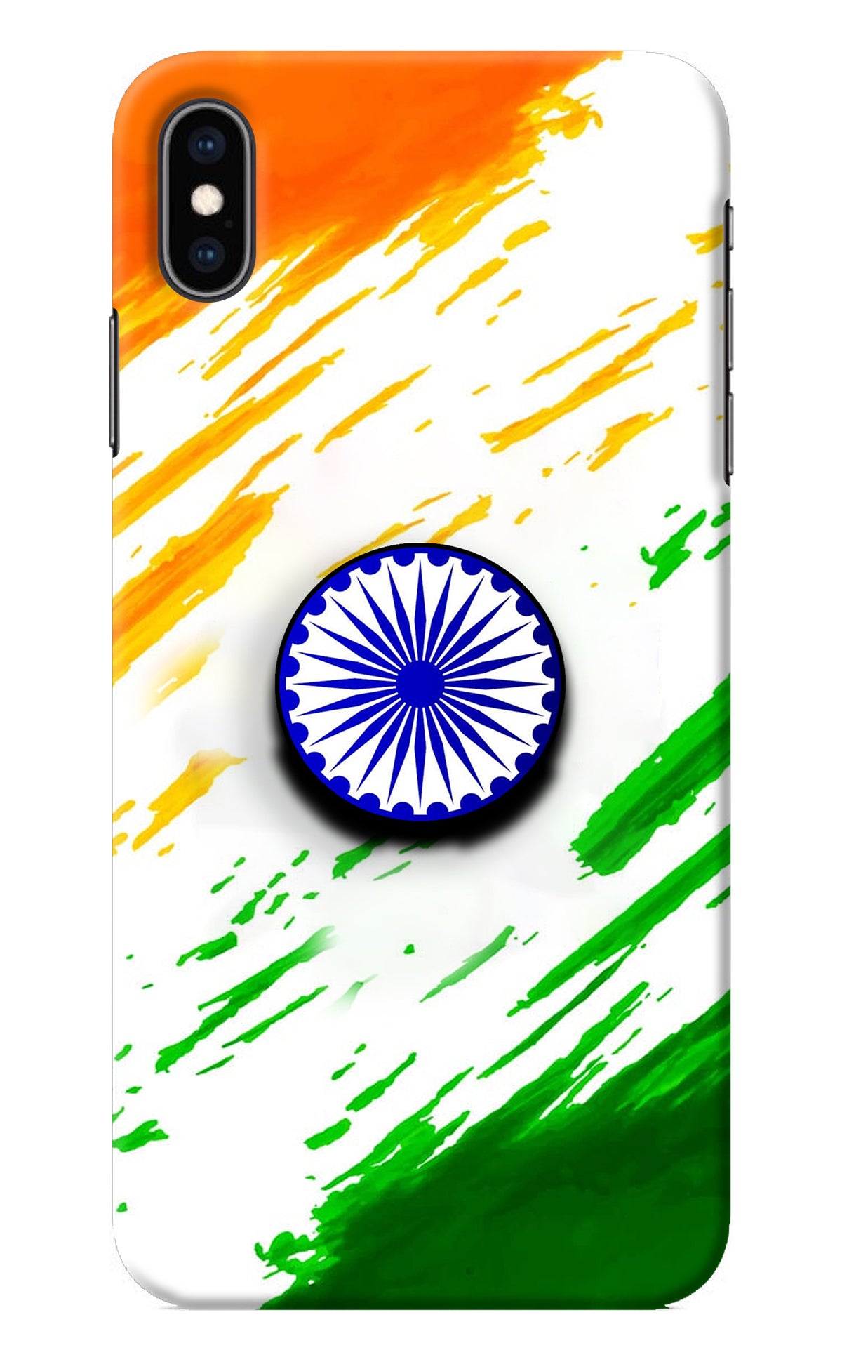 Indian Flag Ashoka Chakra iPhone XS Max Pop Case