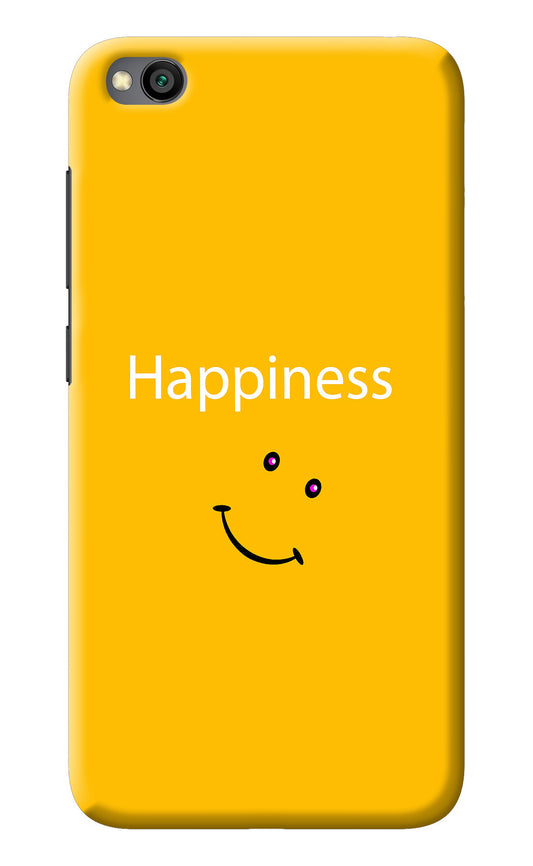 Happiness With Smiley Redmi Go Back Cover