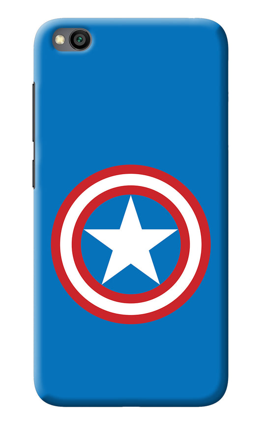 Captain America Logo Redmi Go Back Cover