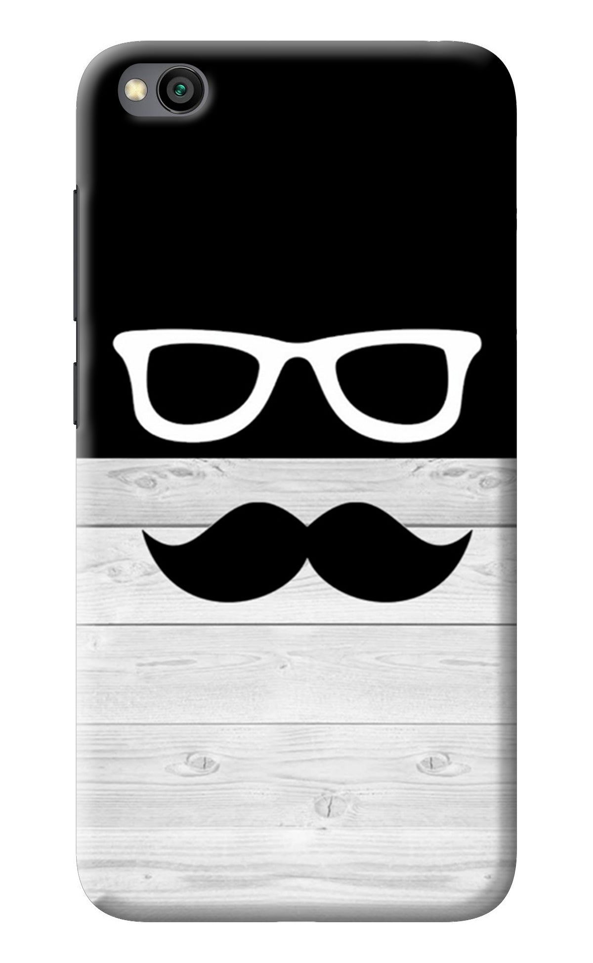 Mustache Redmi Go Back Cover