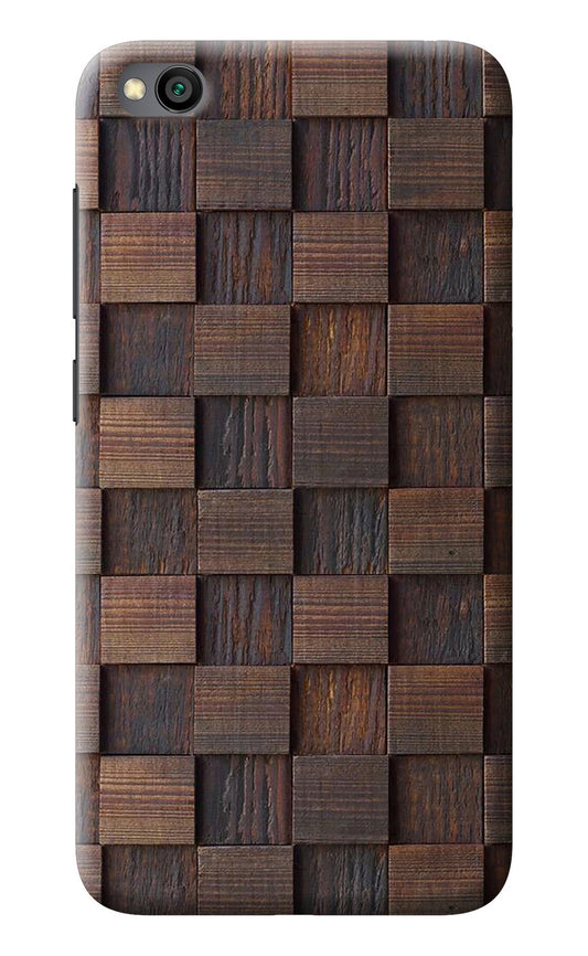 Wooden Cube Design Redmi Go Back Cover