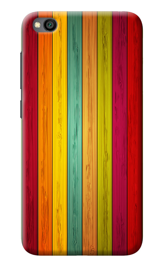 Multicolor Wooden Redmi Go Back Cover