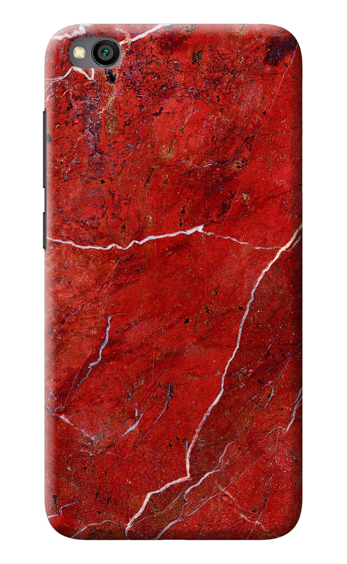 Red Marble Design Redmi Go Back Cover