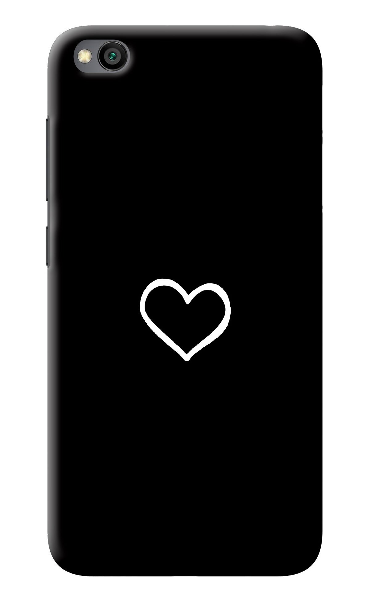 Heart Redmi Go Back Cover