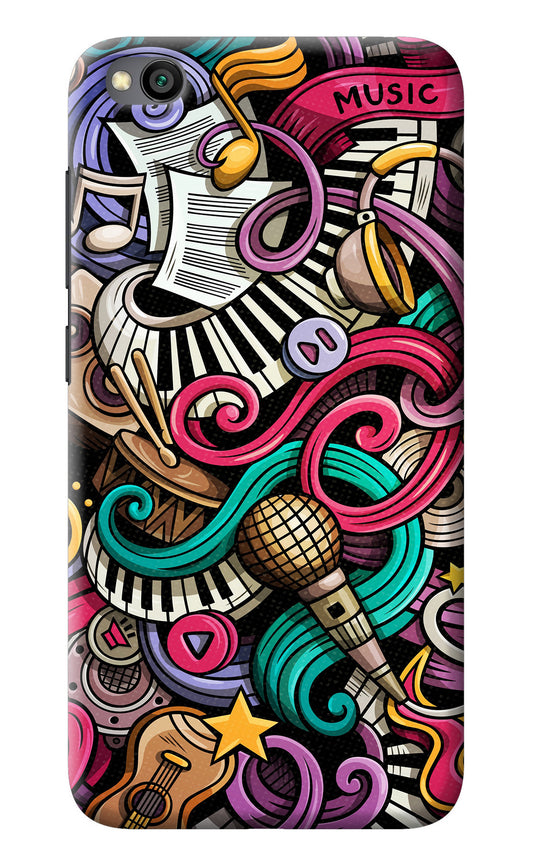 Music Abstract Redmi Go Back Cover