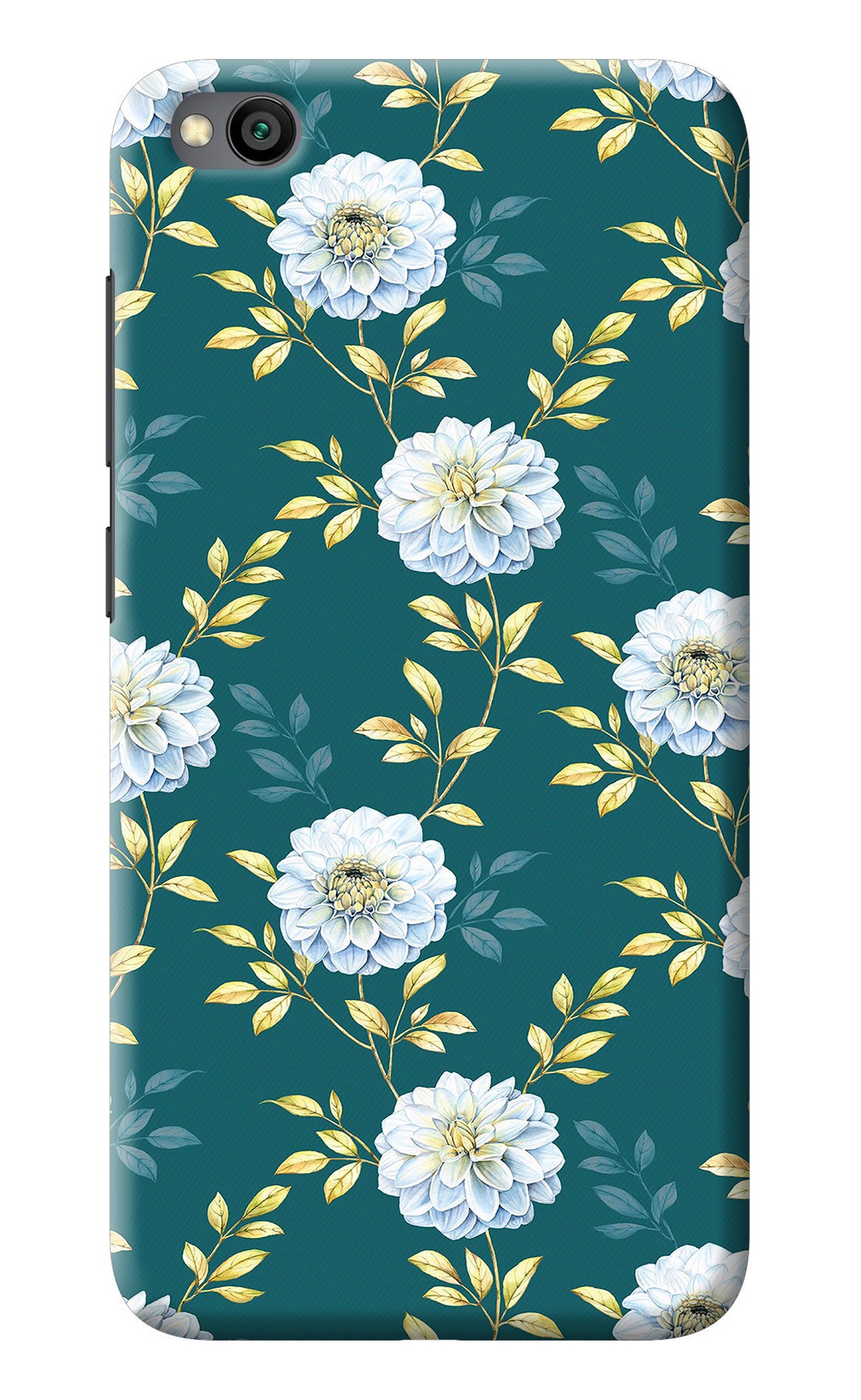 Flowers Redmi Go Back Cover