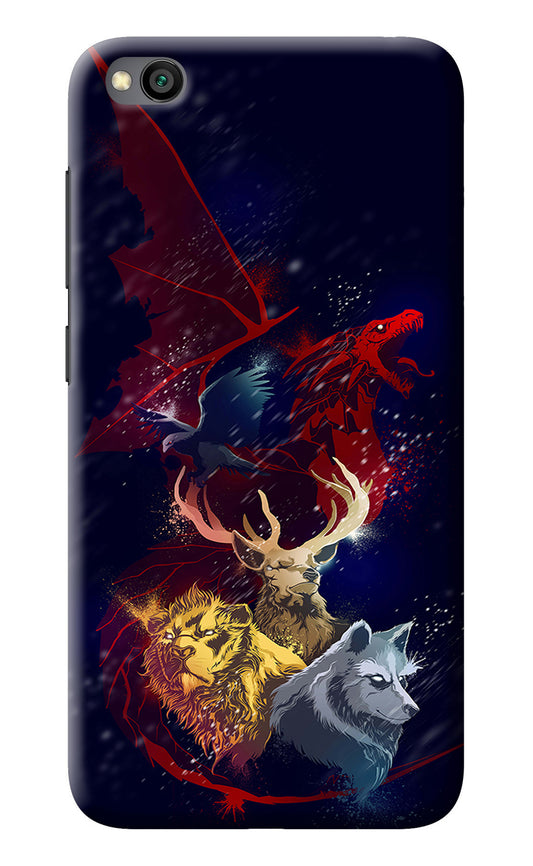 Game Of Thrones Redmi Go Back Cover