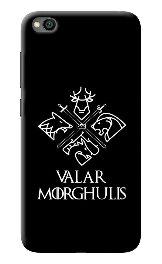 Valar Morghulis | Game Of Thrones Redmi Go Back Cover