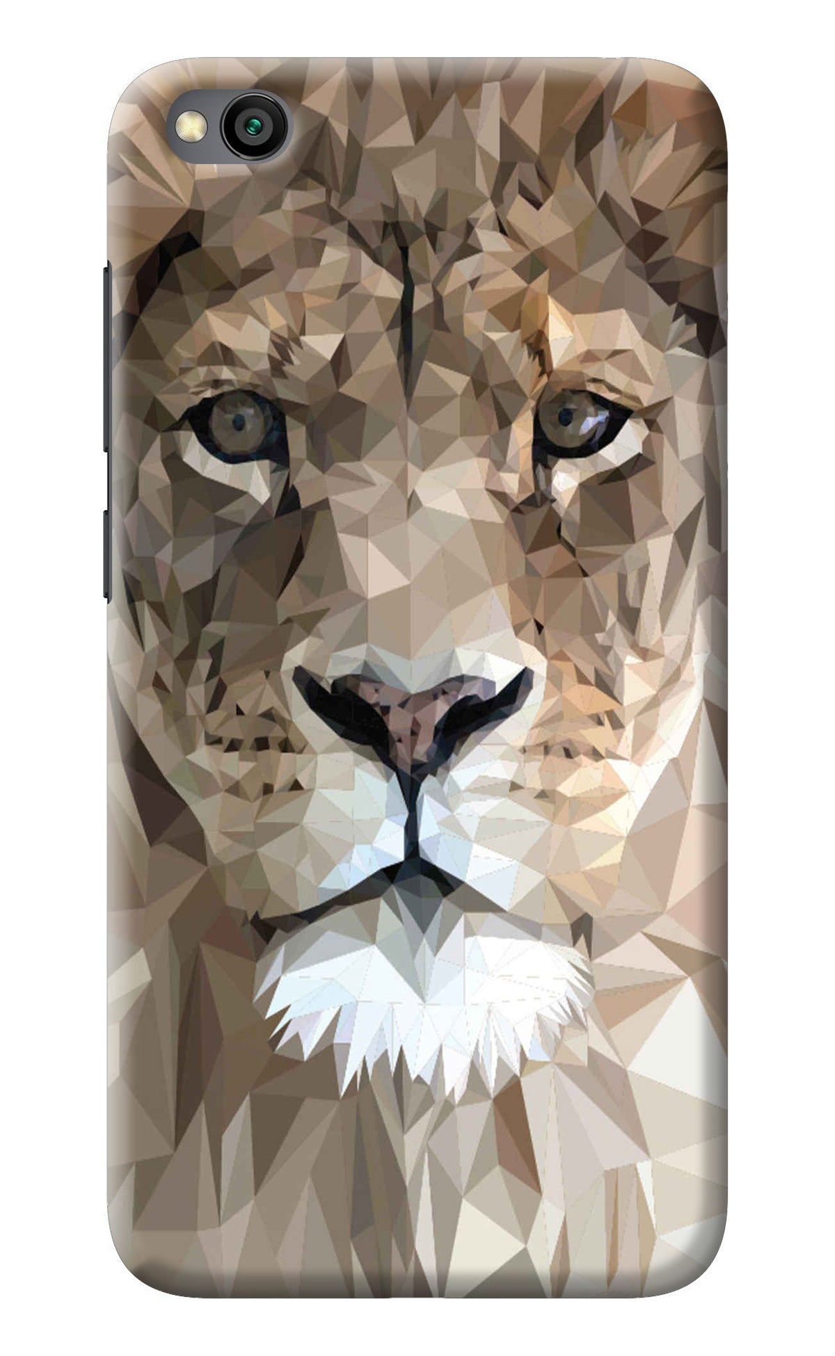 Lion Art Redmi Go Back Cover