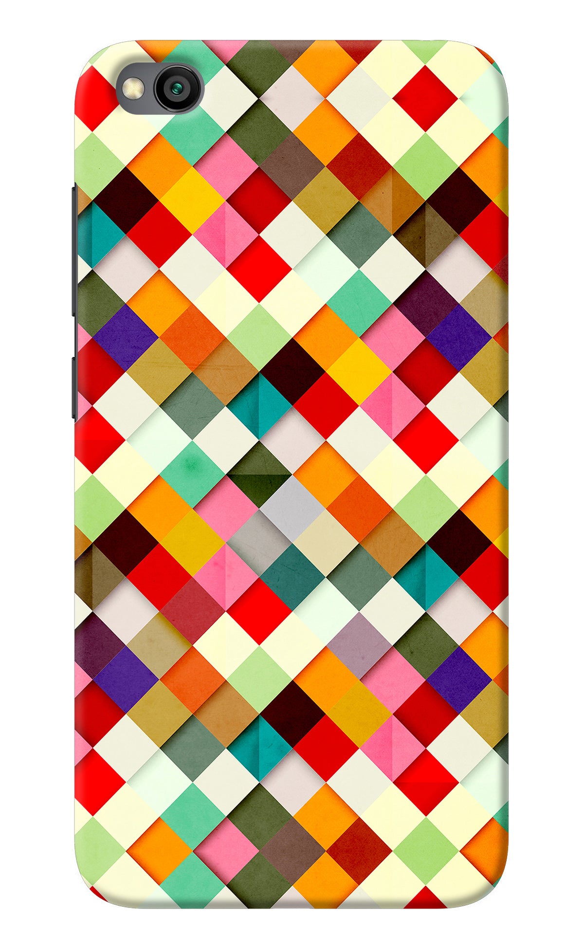 Geometric Abstract Colorful Redmi Go Back Cover