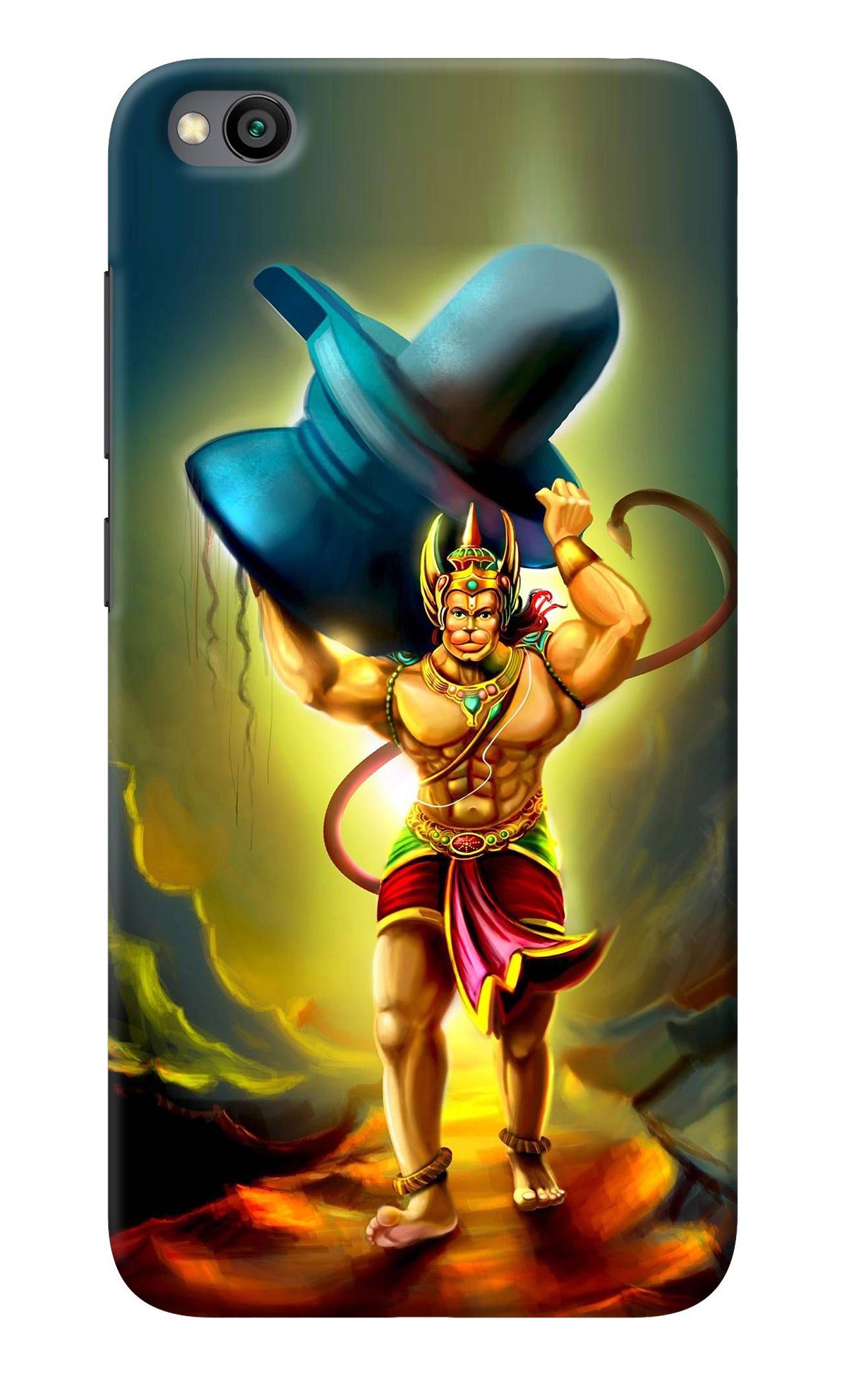 Lord Hanuman Redmi Go Back Cover