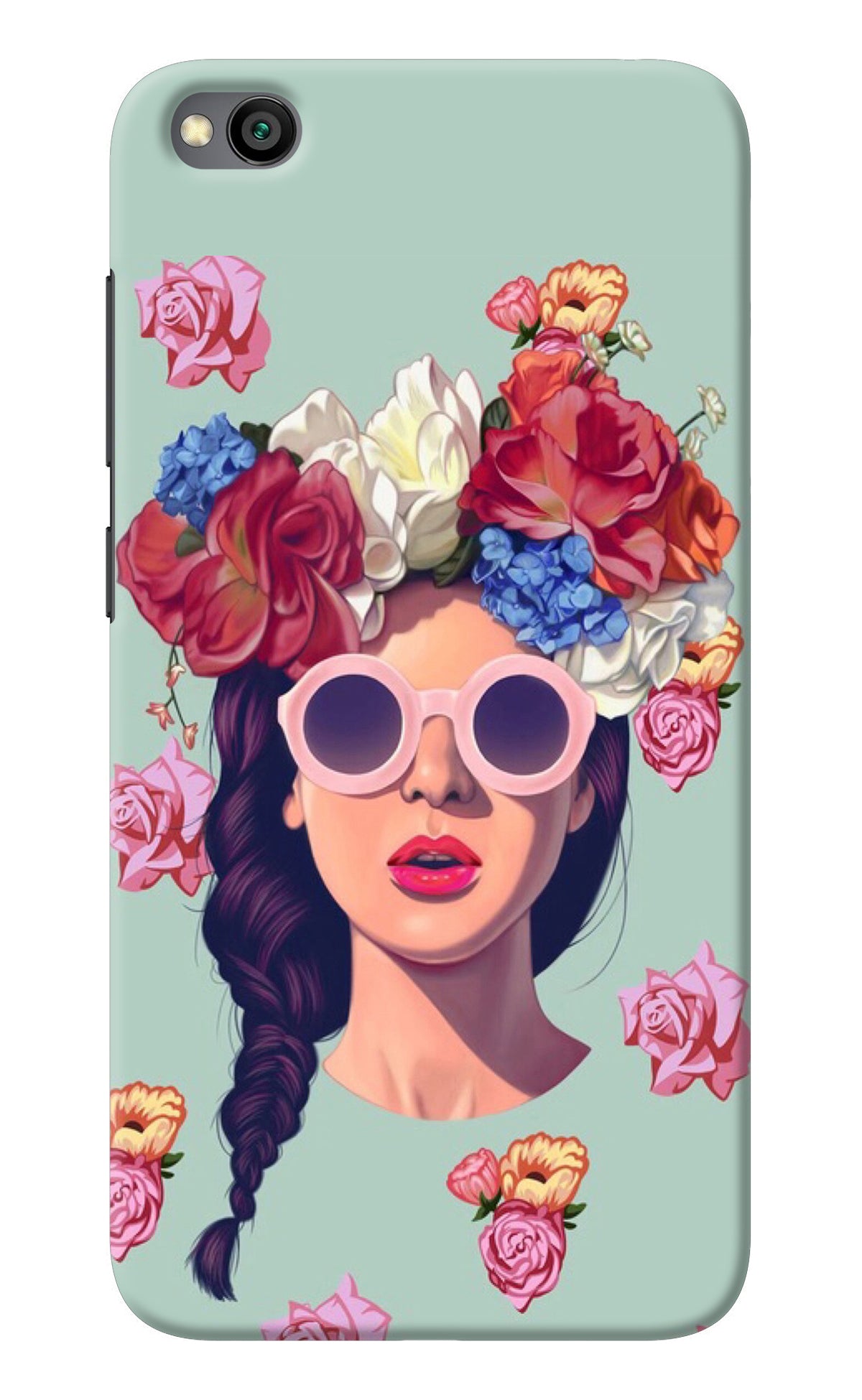 Pretty Girl Redmi Go Back Cover