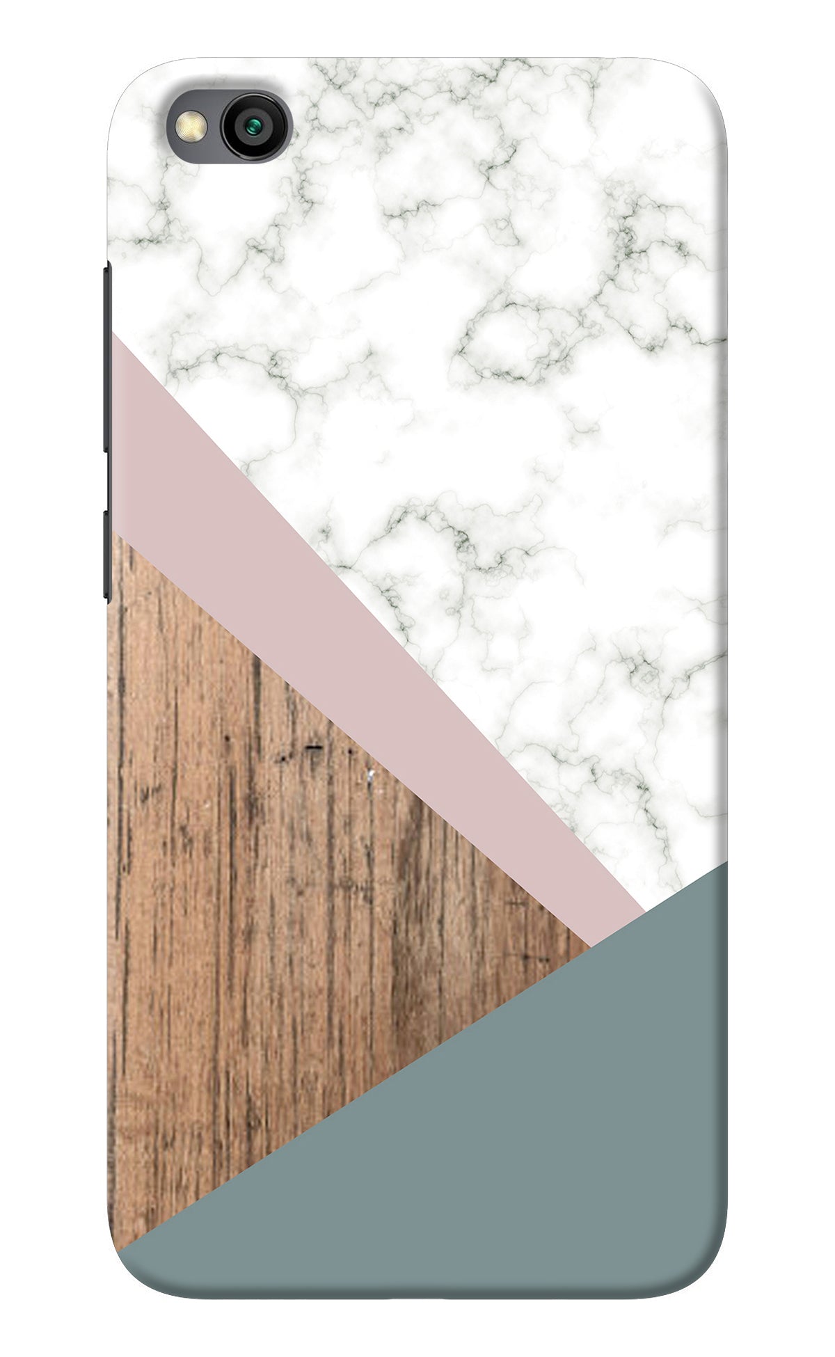 Marble wood Abstract Redmi Go Back Cover