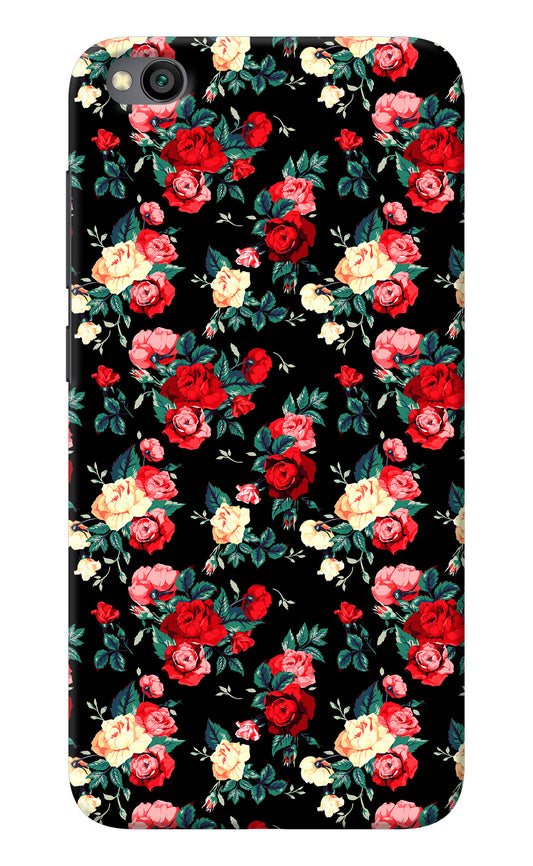 Rose Pattern Redmi Go Back Cover