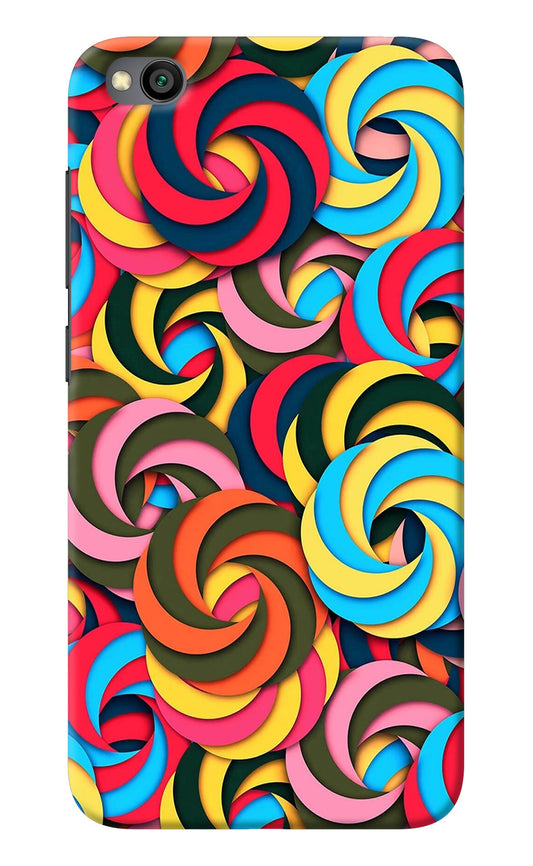 Spiral Pattern Redmi Go Back Cover