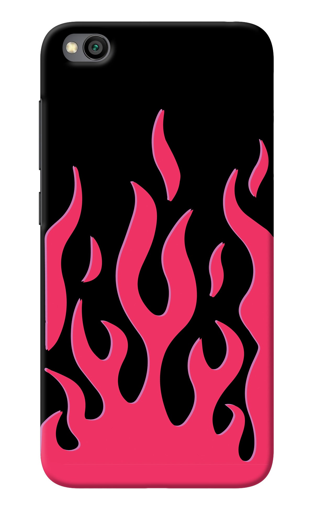 Fire Flames Redmi Go Back Cover