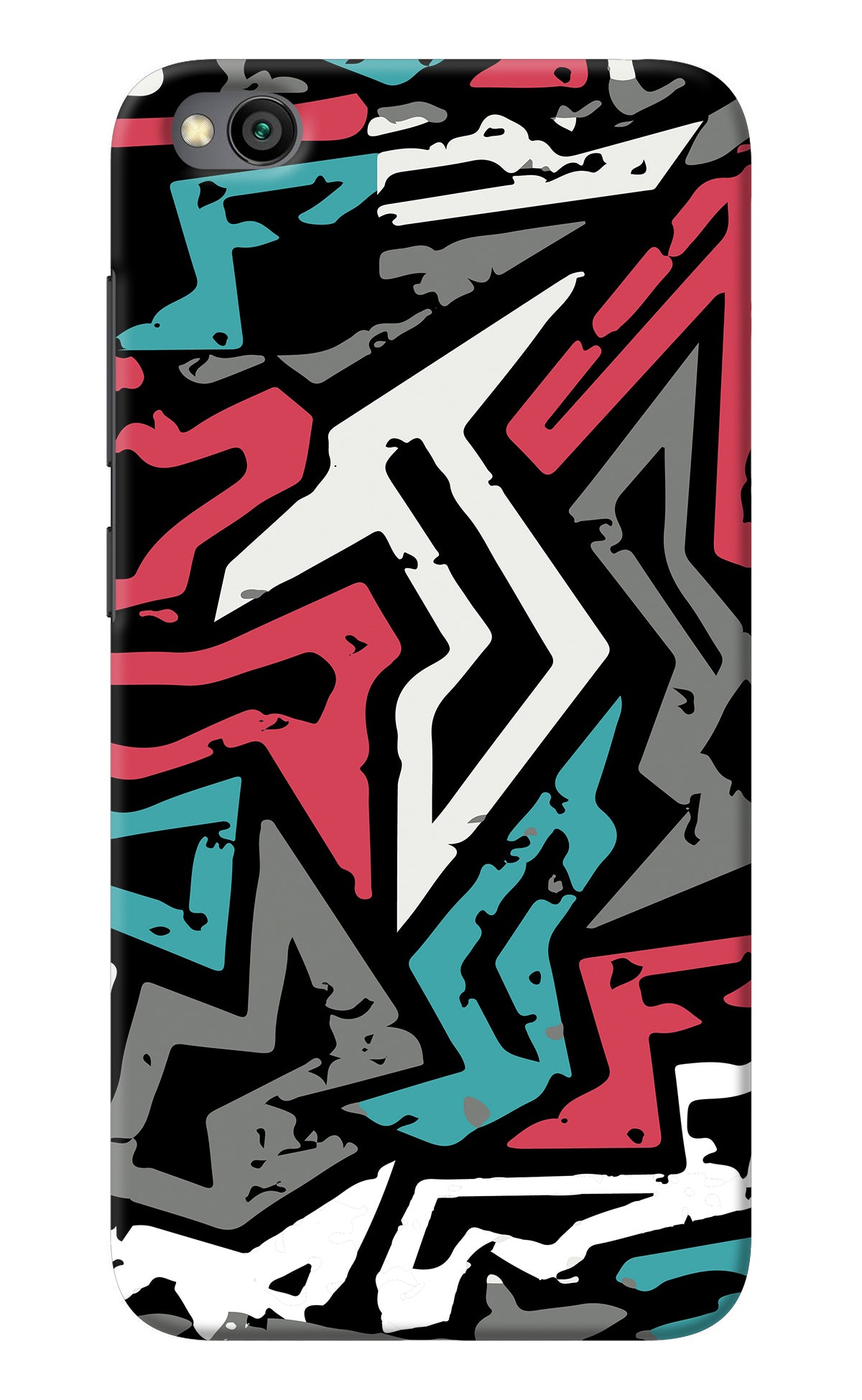 Geometric Graffiti Redmi Go Back Cover