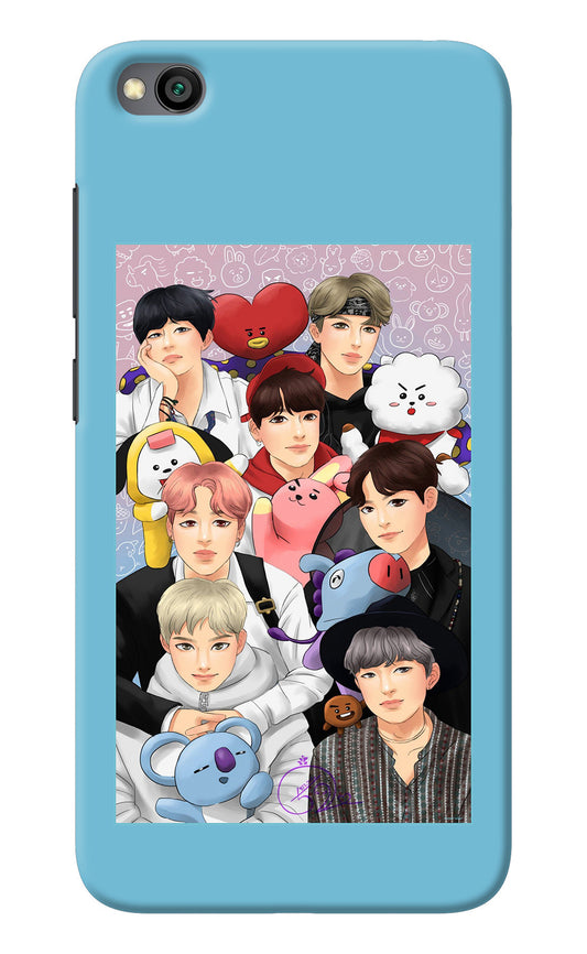 BTS with animals Redmi Go Back Cover