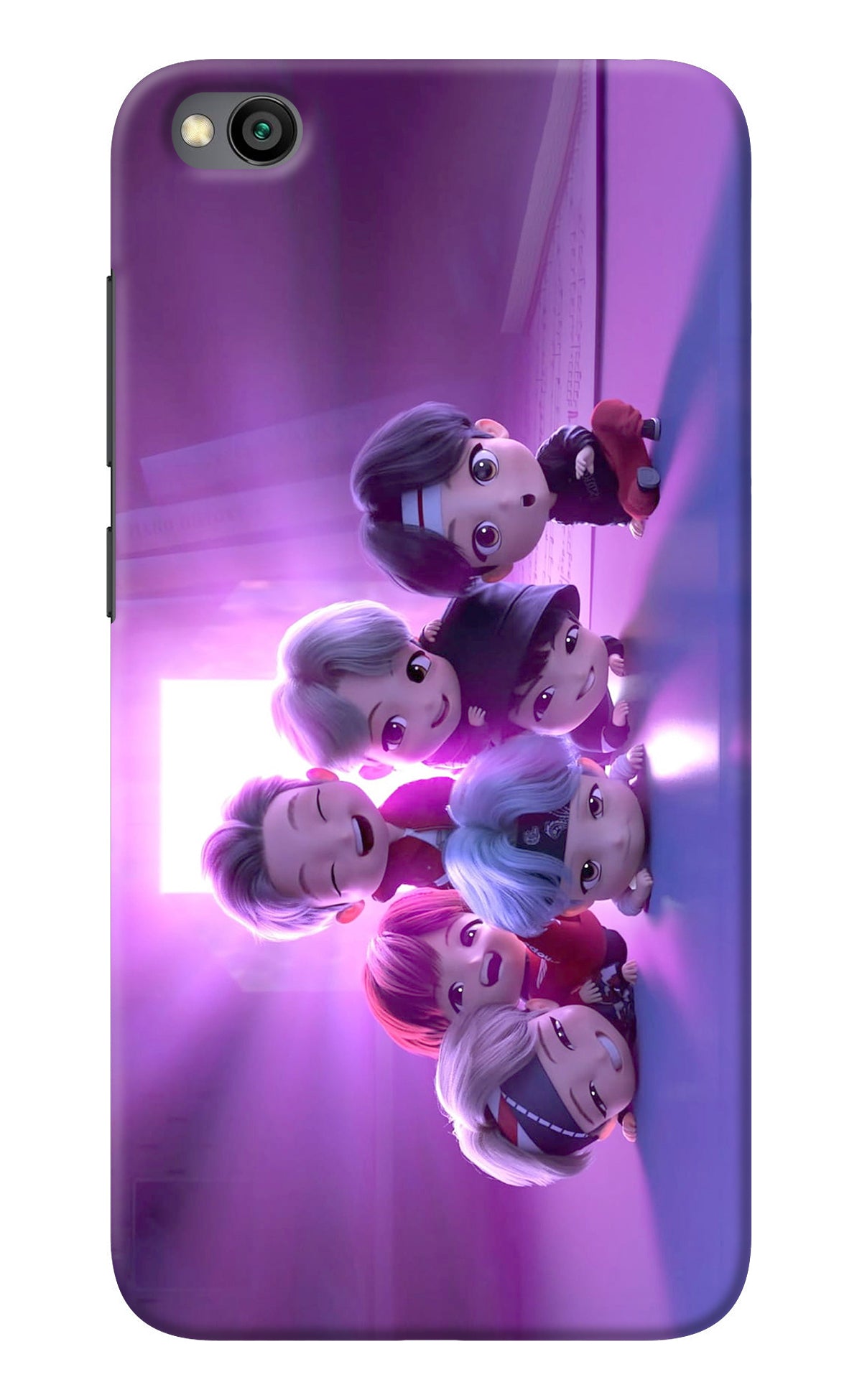 BTS Chibi Redmi Go Back Cover