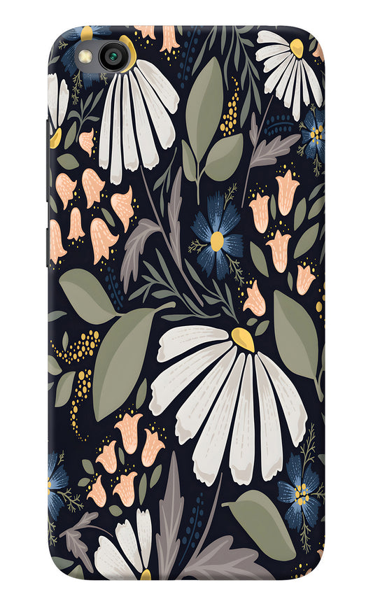 Flowers Art Redmi Go Back Cover