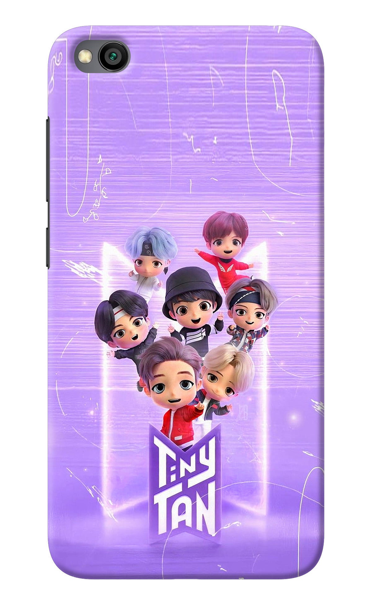 BTS Tiny Tan Redmi Go Back Cover