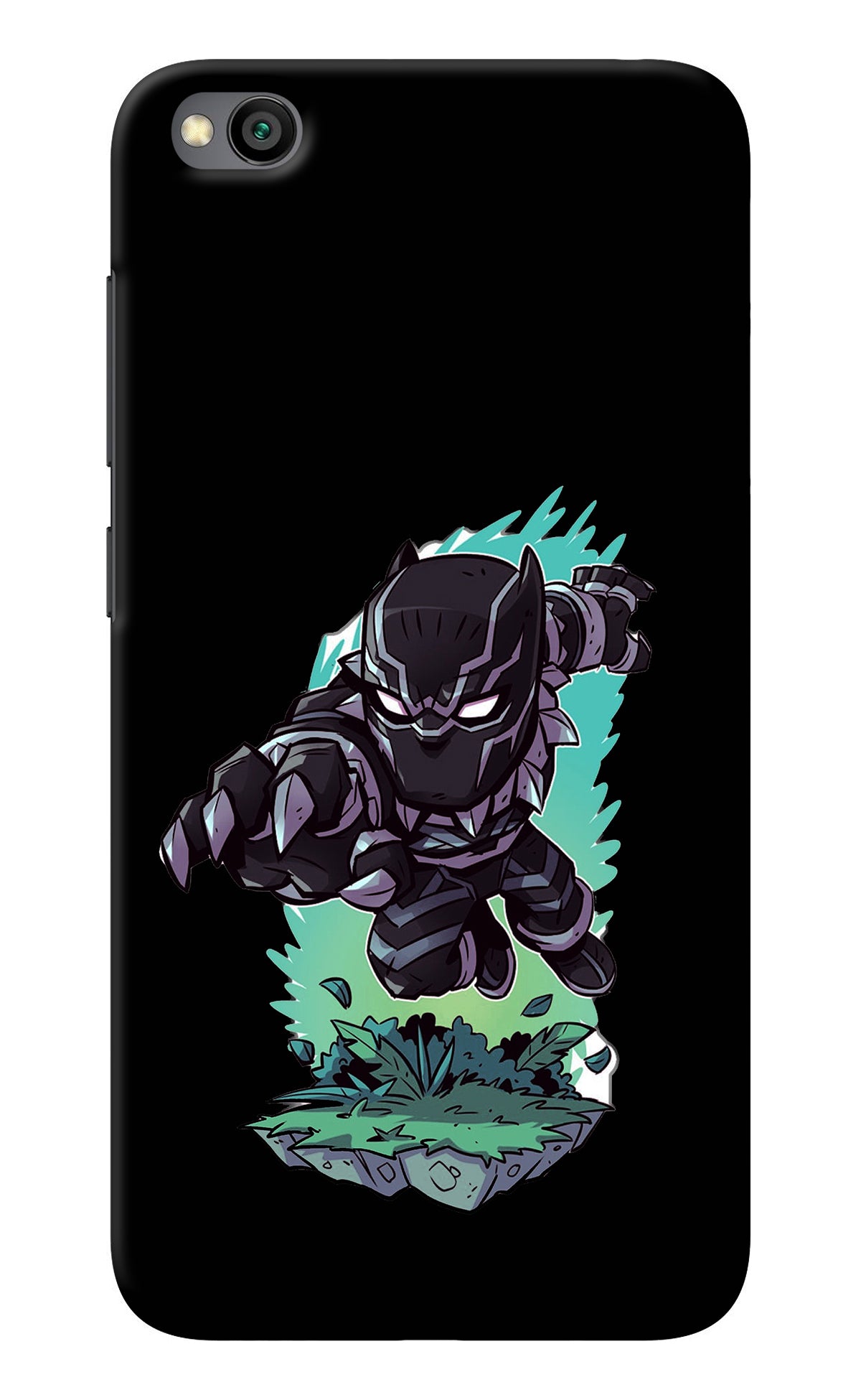 Black Panther Redmi Go Back Cover