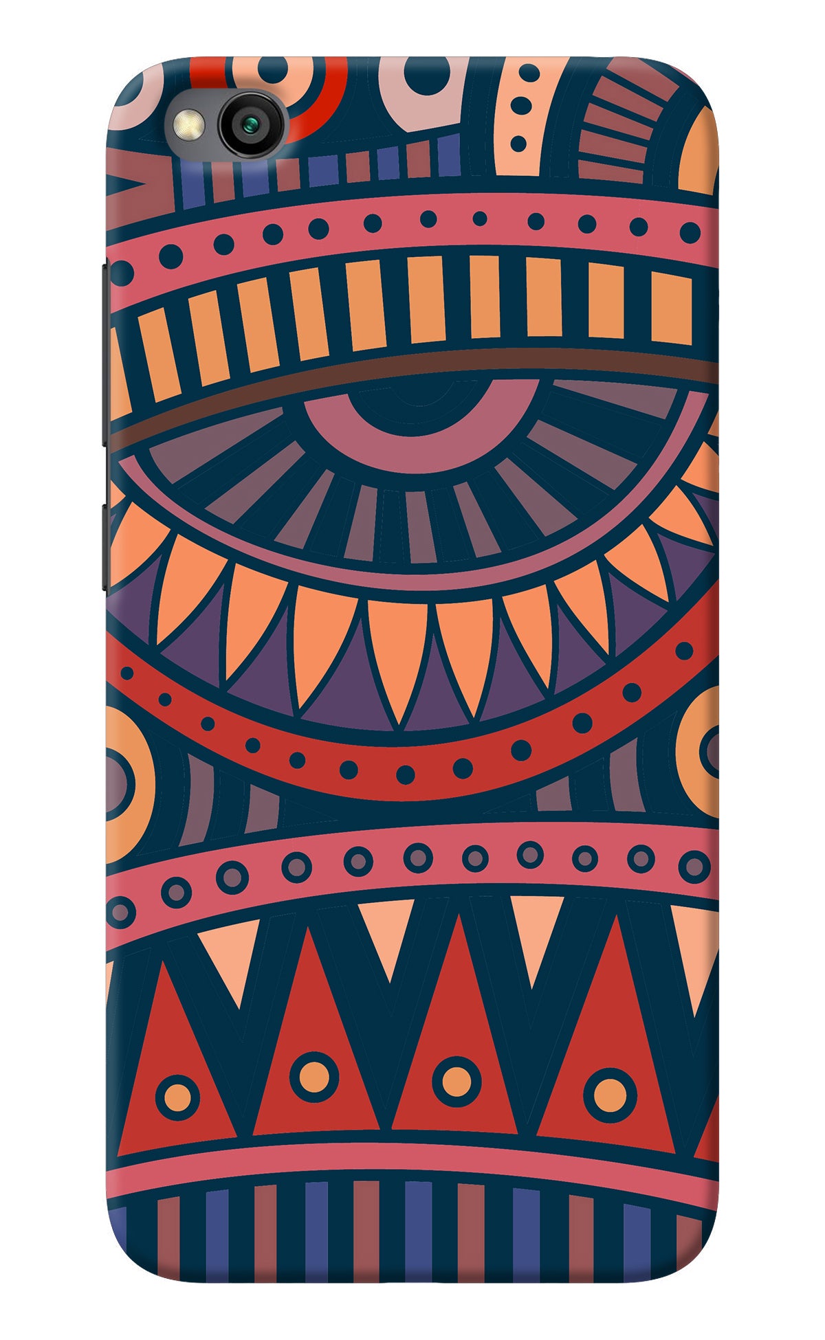 African Culture Design Redmi Go Back Cover