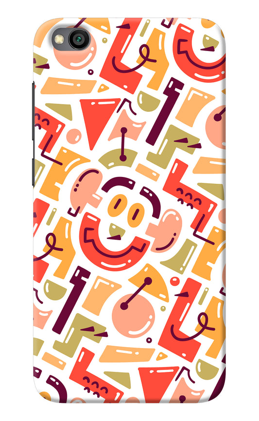 Doodle Pattern Redmi Go Back Cover