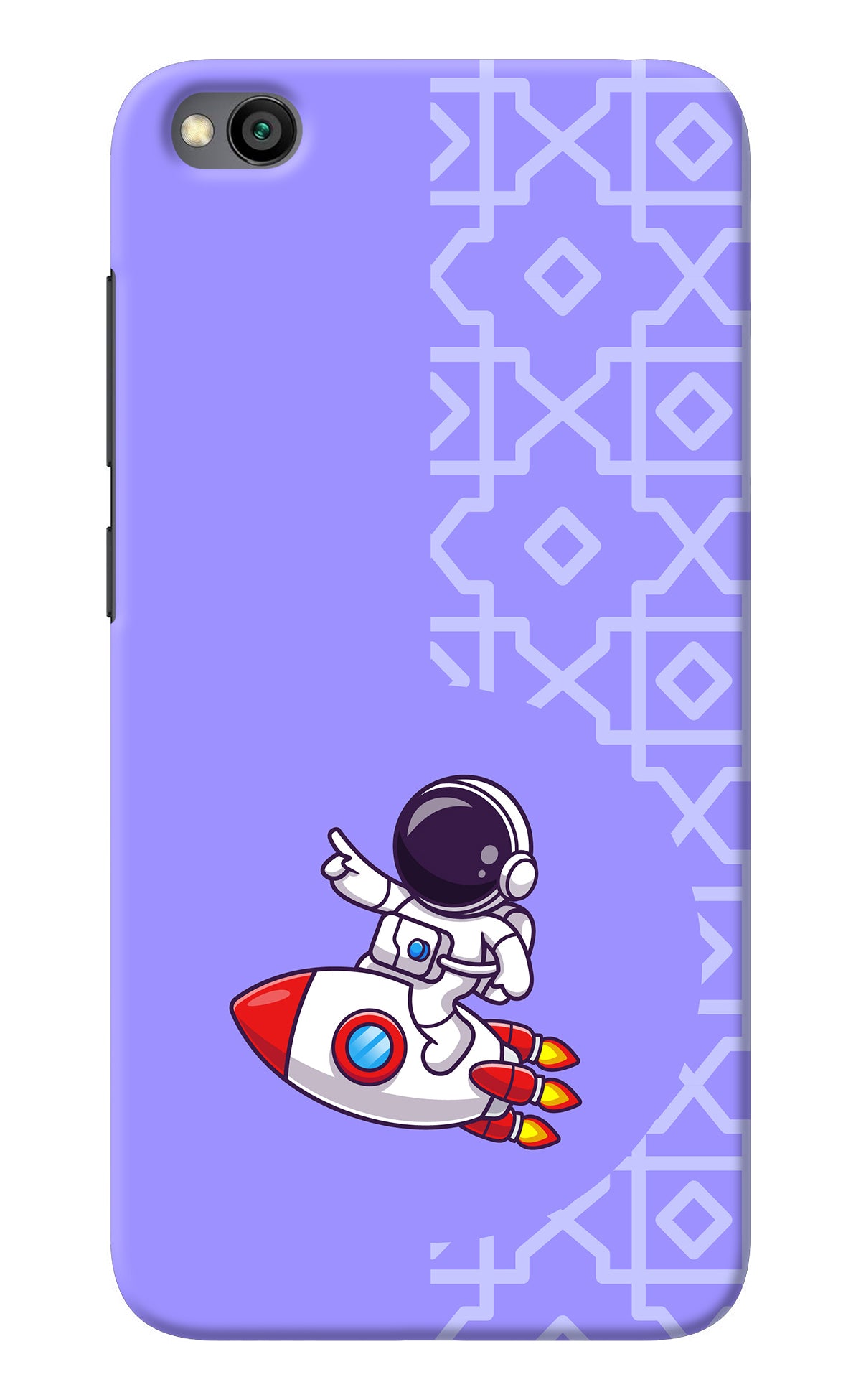 Cute Astronaut Redmi Go Back Cover