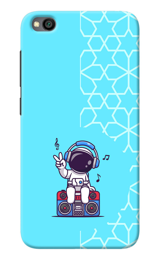 Cute Astronaut Chilling Redmi Go Back Cover