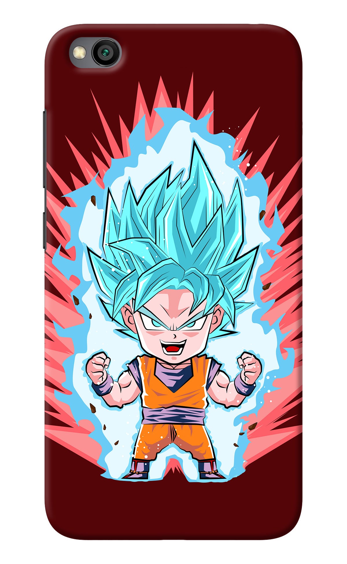 Goku Little Redmi Go Back Cover