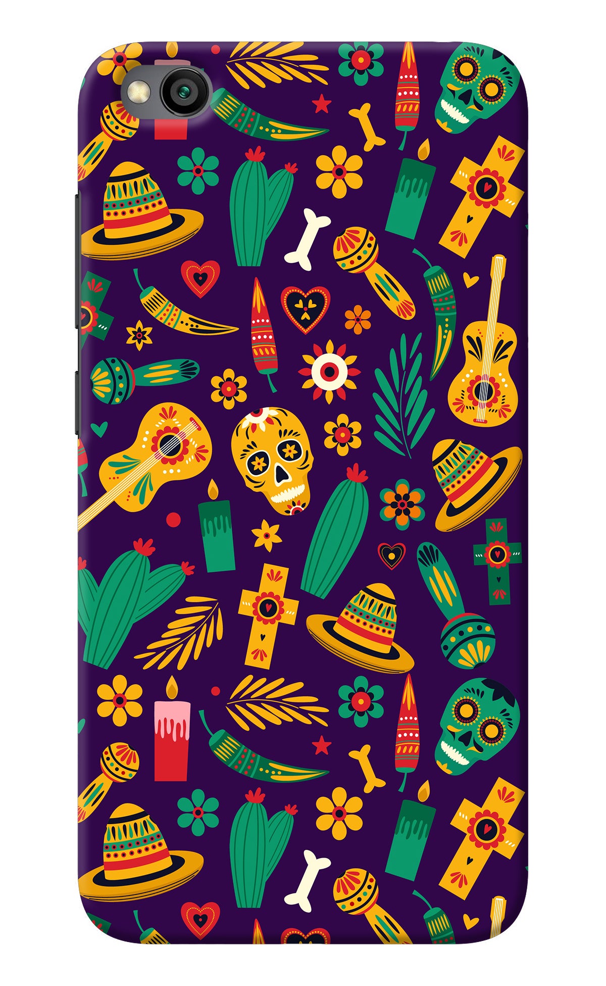 Mexican Artwork Redmi Go Back Cover