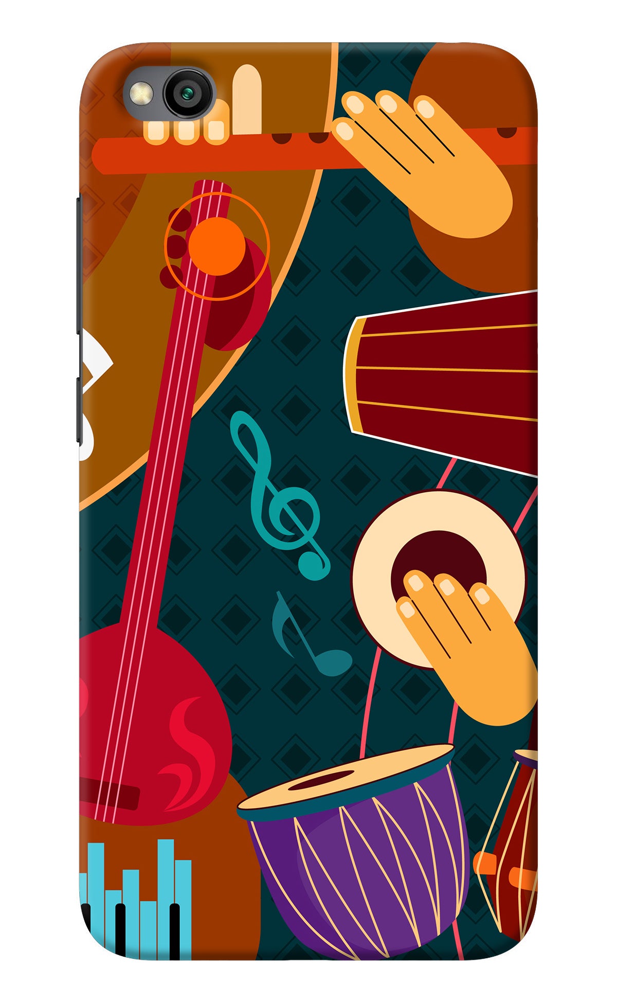 Music Instrument Redmi Go Back Cover