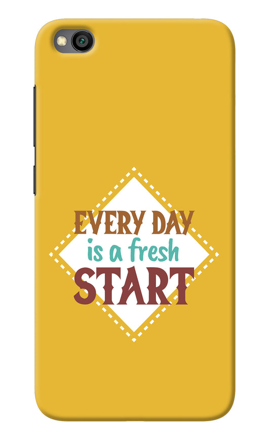 Every day is a Fresh Start Redmi Go Back Cover