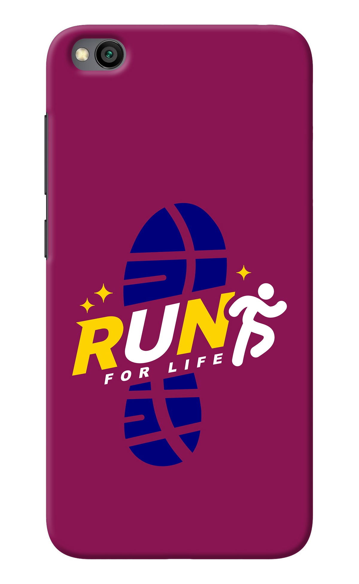 Run for Life Redmi Go Back Cover