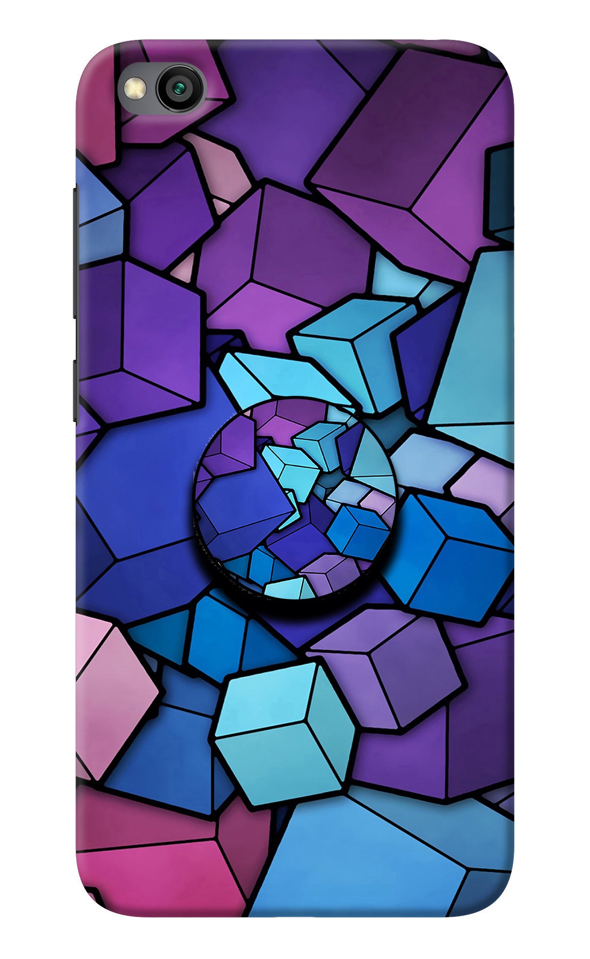 Cubic Abstract Redmi Go Pop Case