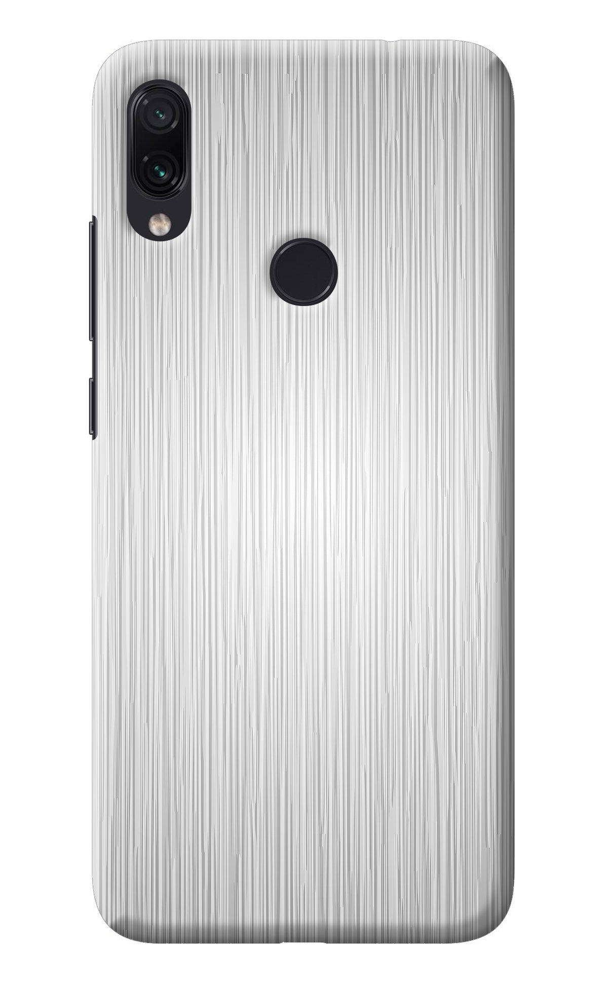 Wooden Grey Texture Redmi Note 7S Back Cover