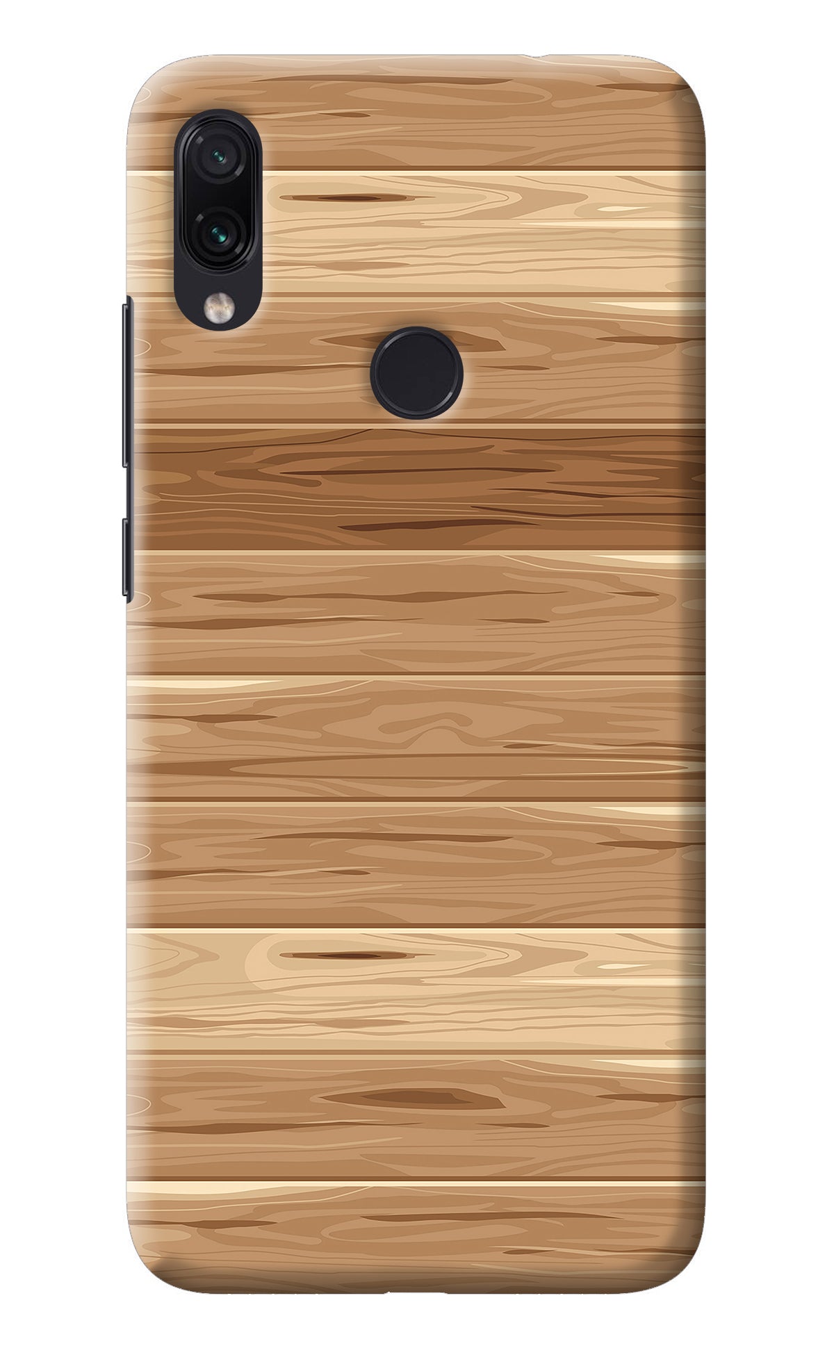 Wooden Vector Redmi Note 7S Back Cover