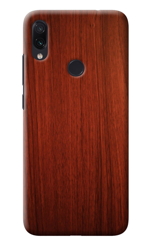 Wooden Plain Pattern Redmi Note 7S Back Cover